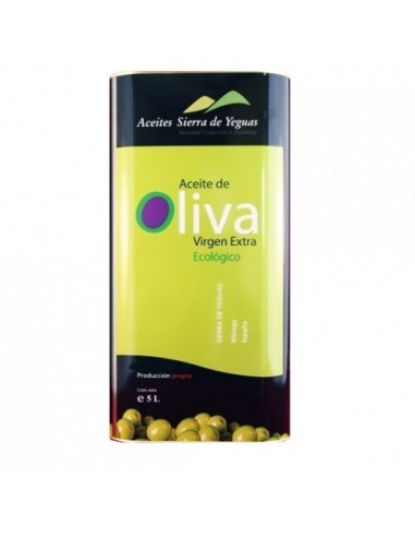 Huile d'Olive extra vierge Bio - Sierra de Yeguas - 5 litres.